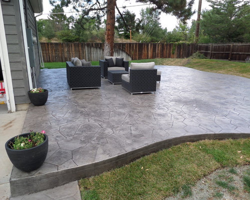 Patio Design Ideas, Remodels & Photos with Stamped ...