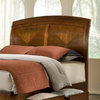 Modus Brighton California King Soild Wood Sleigh Storage Bed in Cinnamon