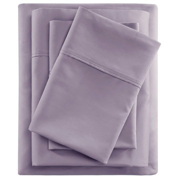 Beautyrest 600 Thread Count Cooling 4-Piece Sheet Set, Lavender, Cal King