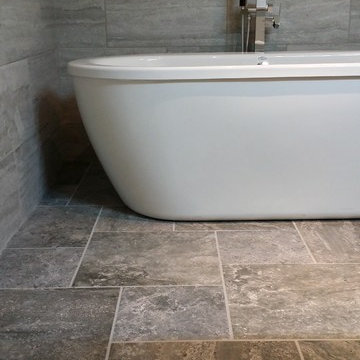 Grey Master Bathroom