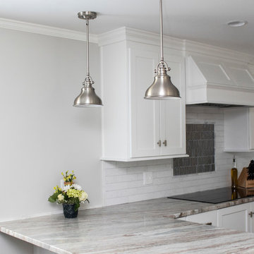 White Transitional Kitchen Renovation