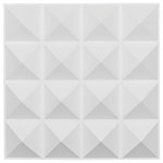 Ekena Millwork - 19 5/8"W x 19 5/8"H Cornelia EnduraWall Decorative 3D Wall Panel, White, 50/PK - Create a stunning visual effect for walls and ceilings, make a unique headboard or finish doors and furniture pieces with the ultra-versatile PVC 3D wall panels.  They come in a plethora of sizes and designs, so project ideas are only limited by your imagination.  PVC wall panels are lightweight, easy to handle and can be cut and installed with standard woodworking tools.