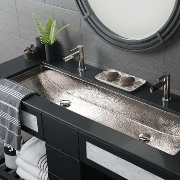 Native Trails CPS808 Trough 48" Bathroom Sink - Polished Nickel