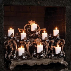 Notre Dame Fireplace Candelabra - Candleholders