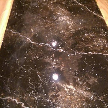 Rustic Custom Man Cave Basement Bar