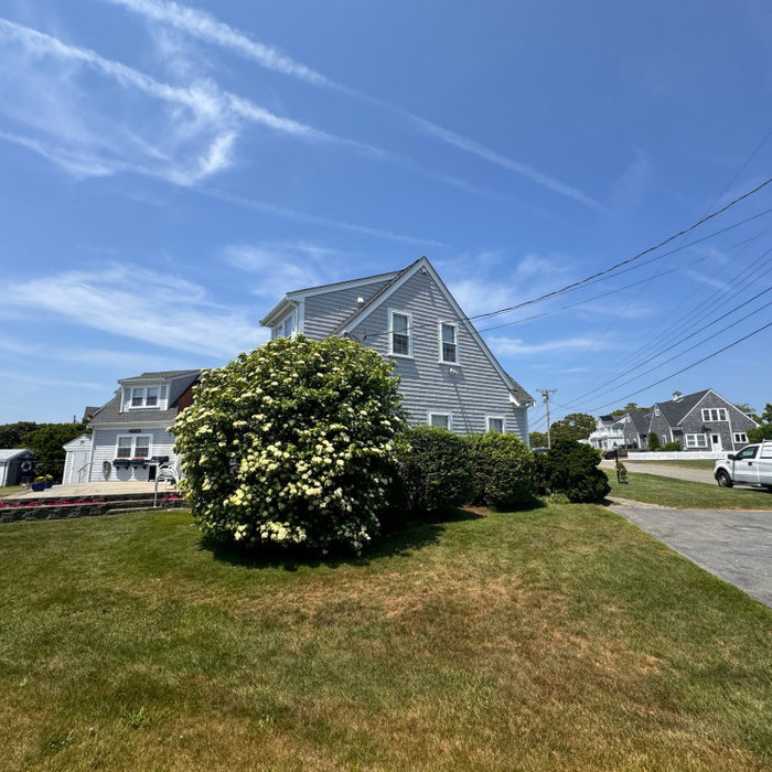 A view of the house outside