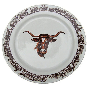 Longhorn China Dinner Plates
