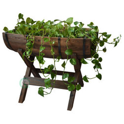 Rustic Outdoor Pots And Planters by Quickway Imports