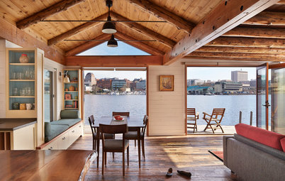 All Aboard a Floating Cabin Home in Seattle