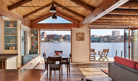All Aboard a Floating Cabin Home in Seattle