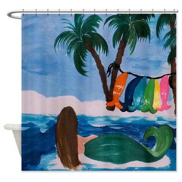 Mermaid Laundry Day Shower Curtain