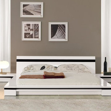 Sonata Platform Bed in White - $1539