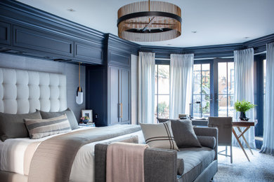 Bedroom - traditional bedroom idea in Boston