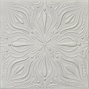 19.6"x19.6" Styrofoam Glue Up Ceiling Tiles R9 Platinum