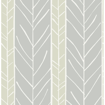 Lottie Gray Stripe Wallpaper Bolt