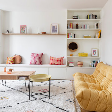 Projet Saint-Maur : un appartement lumineux et coloré dans le quartier Parmentie