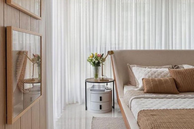 Example of a 1960s bedroom design in Delhi
