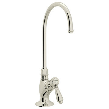 Rohl Filtering Faucet With Single-Lever Handle, Polished Nickel