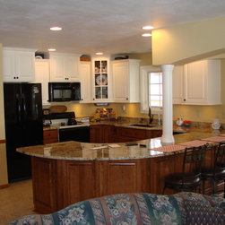 Painted and Cherry Kitchens with granite tops - Products