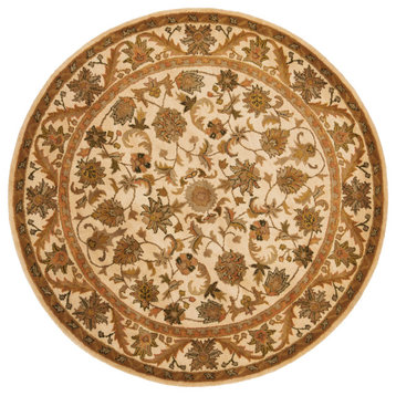 Safavieh Antiquity Collection AT52 Rug, Gold, 6' Round