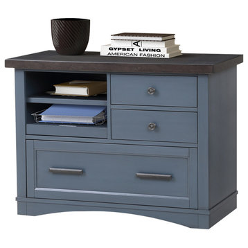 Parker House Americana Modern Functional File with Power Center, Denim