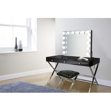 Hollywood LED Mirror With Base (Table Mount or Wall Mount)  Studio-quality light