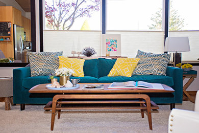 Living room - contemporary living room idea in San Luis Obispo
