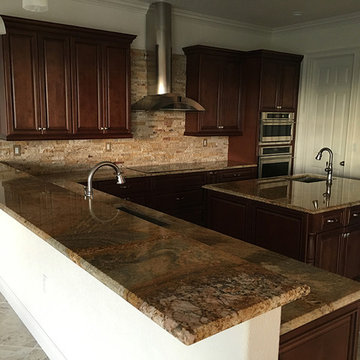 Typhoon Bordeaux Granite Countertops