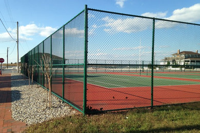 Industrial chain link Fence