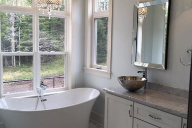 Example of a trendy bathroom design in Other