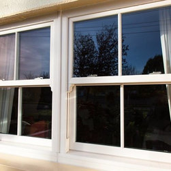 Fairco Black front door - Windows