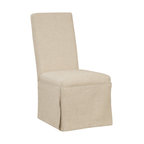 The Slip Cover Parson Chair, Set of 2, Natural Linen