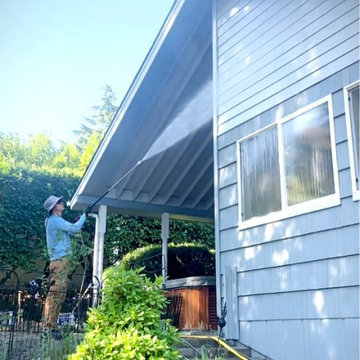 Window Cleaning + Pressure Washing + Gutter Cleaning + Moss Removal