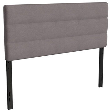 Flash Furniture Paxton Tufted Queen Headboard, Gray, TW-3WLHB21-GY-Q-GG