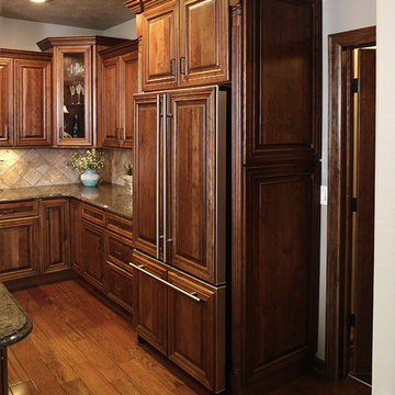 Door style: Waterford | Species: Cherry | Finish: Truffle