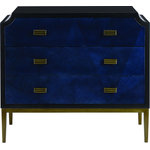 Currey and Company - Currey and Company 3000-0124 Kallista - 30" Chest - Hello gorgeous is what everyone will be saying toKallista 30" Chest Dark Sapphire/Caviar *UL Approved: YES Energy Star Qualified: n/a ADA Certified: n/a  *Number of Lights:   *Bulb Included:No *Bulb Type:No *Finish Type:Dark Sapphire/Caviar Black/Antique Brass