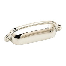 polished nickel bin pulls