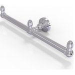 Allied Brass - Waverly Place 2 Arm Guest Towel Holder, Polished Chrome - This elegant wall mount towel holder adds style and convenience to any bathroom decor. The towel holder features two arms to keep a pair of hand towels easily accessible in reach of the sink. Ideally sized for hand towels and washcloths, the towel holder attaches securely to any wall and complements any bathroom decor ranging from modern to traditional, and all styles in between. Made from high quality solid brass materials and provided with a lifetime designer finish, this beautiful towel holder is extremely attractive yet highly functional. The guest towel holder comes with the 12 inch bar, a wall bracket with finial, two matching end finials, plus the hardware necessary to install the holder.