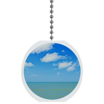 Calm Sea and Sky Ceiling Fan Pull