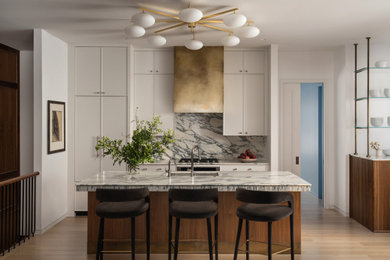 Transitional kitchen photo in Austin
