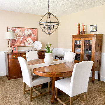 Dining Room Redesign - Modern with Vintage Memories