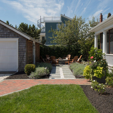 Backyard Fire Pit and Hardscape