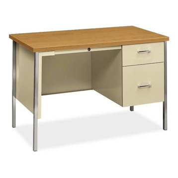 HON 34000 Series Small Office Desk, 1 Box/1 File Drawer