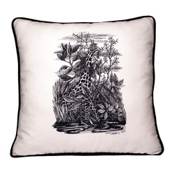Giraffe Standing Tall - Turnbull Custom Art Decorative Pillows - Products