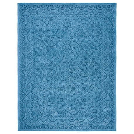 Safavieh Textural Collection TXT101N Rug, Dark Blue, 8' X 10'