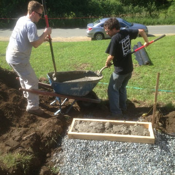 Patio and Retaining Wall in Hartland, VT