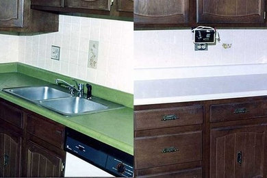 Bathtub Refinishing, Sink Reglazing and Countertop Refinishing Before/After