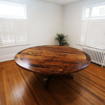 Round Reclaimed Wood Tables