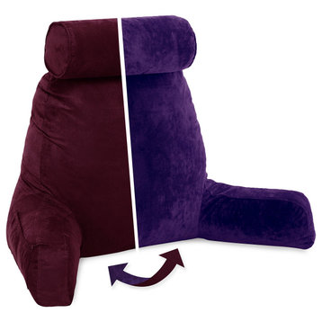 Husband Pillow, Aspen Edition Mauve Purple Big Support Bed Backrest Pillow