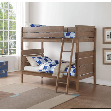 Acme Furniture Bunk Bed, Twin/Twin 37400